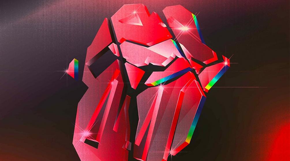 Лого The Rolling Stones в стиле оформления альбома «Hackney Diamonds» (2023)