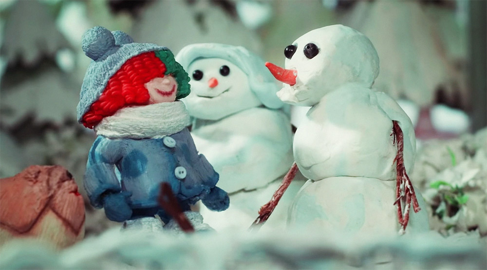 «Видео снеговик» — создано в Шедевруме