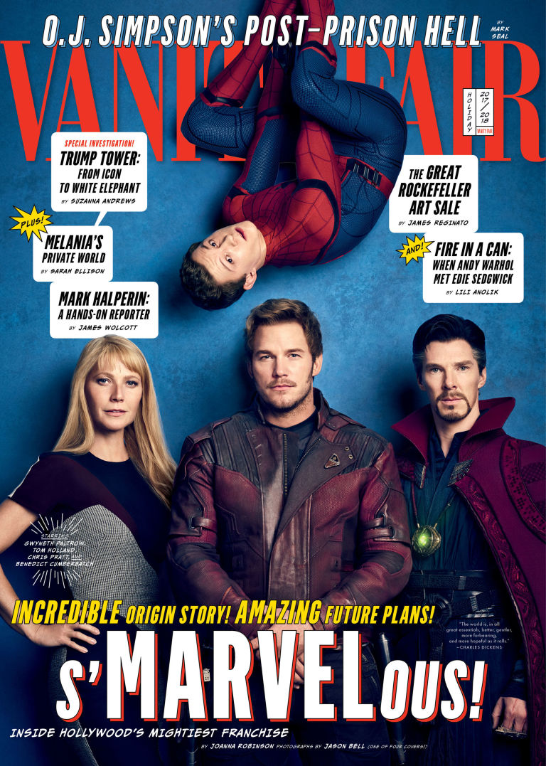 Обложка выпуска журнала Vanity Fair, посвященного фильму «Мстители: Война бесконечности»
