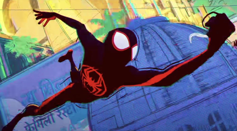Кадр из мультфильма «Человек-паук: Через вселенные 2»