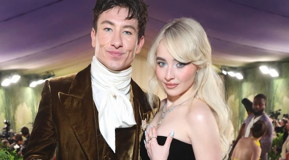 Барри Кеоган и Сабрина Карпентер / Скриншот из видео «Met Gala 2024_ Sabrina Carpenter & Barry Keoghan's Red Carpet DEBUT»