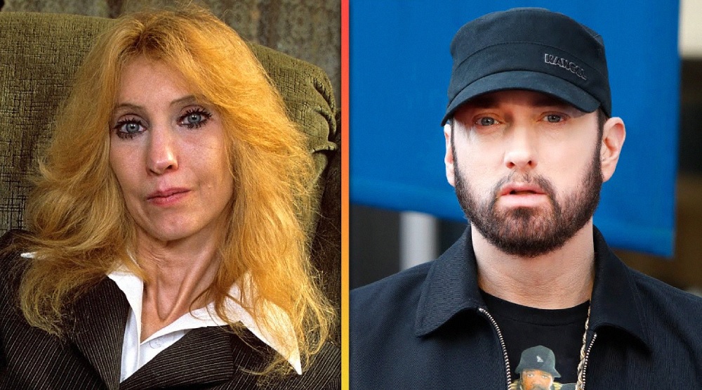 Дебби Нельсон и Эминем / Скриншот из видео «Eminem's Mom Debbie Nelson Dead At 69»