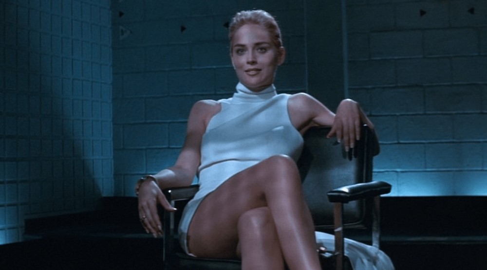 Кадр из фильма «Основной инстинкт» (1992)