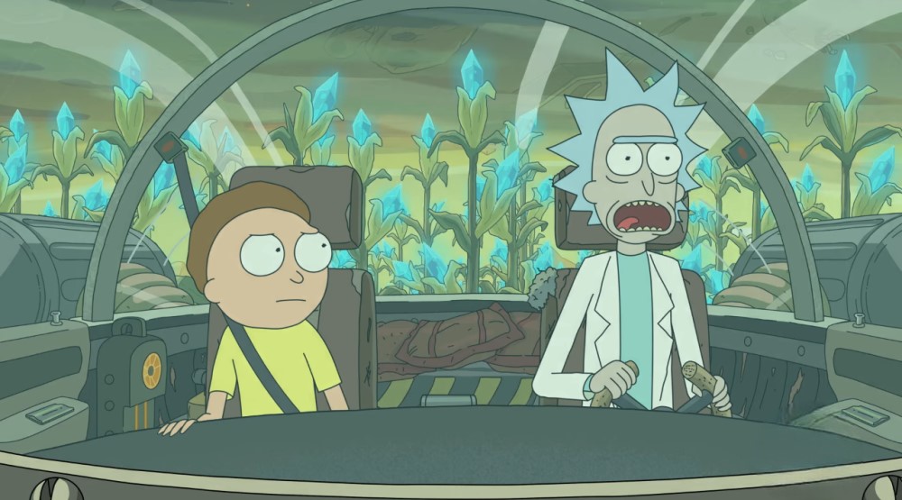 Кадр из 8 сезона мультсериала «Рик и Морти» (2025)