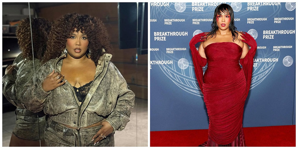 Lizzo до и после похудения/ Фото: соцсети певицы и ролики YouTube