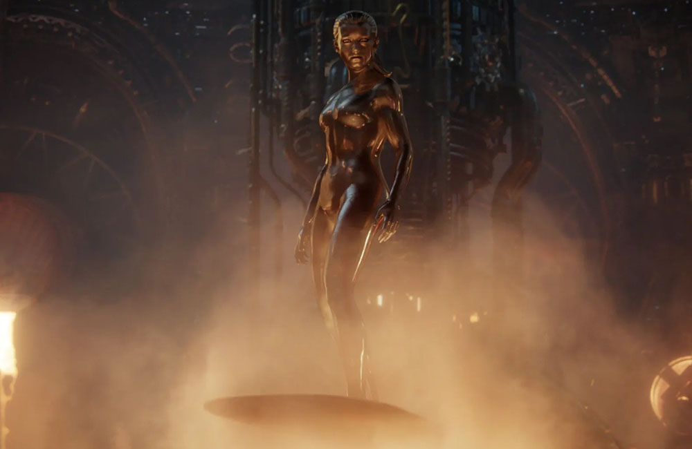 Кадр из фильма «Фантастическая четверка: Первые шаги» (2025)