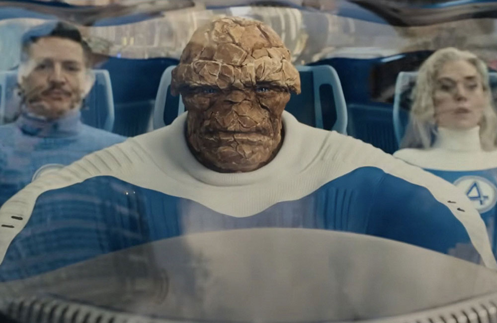 Кадр из фильма «Фантастическая четверка: Первые шаги» (2025)